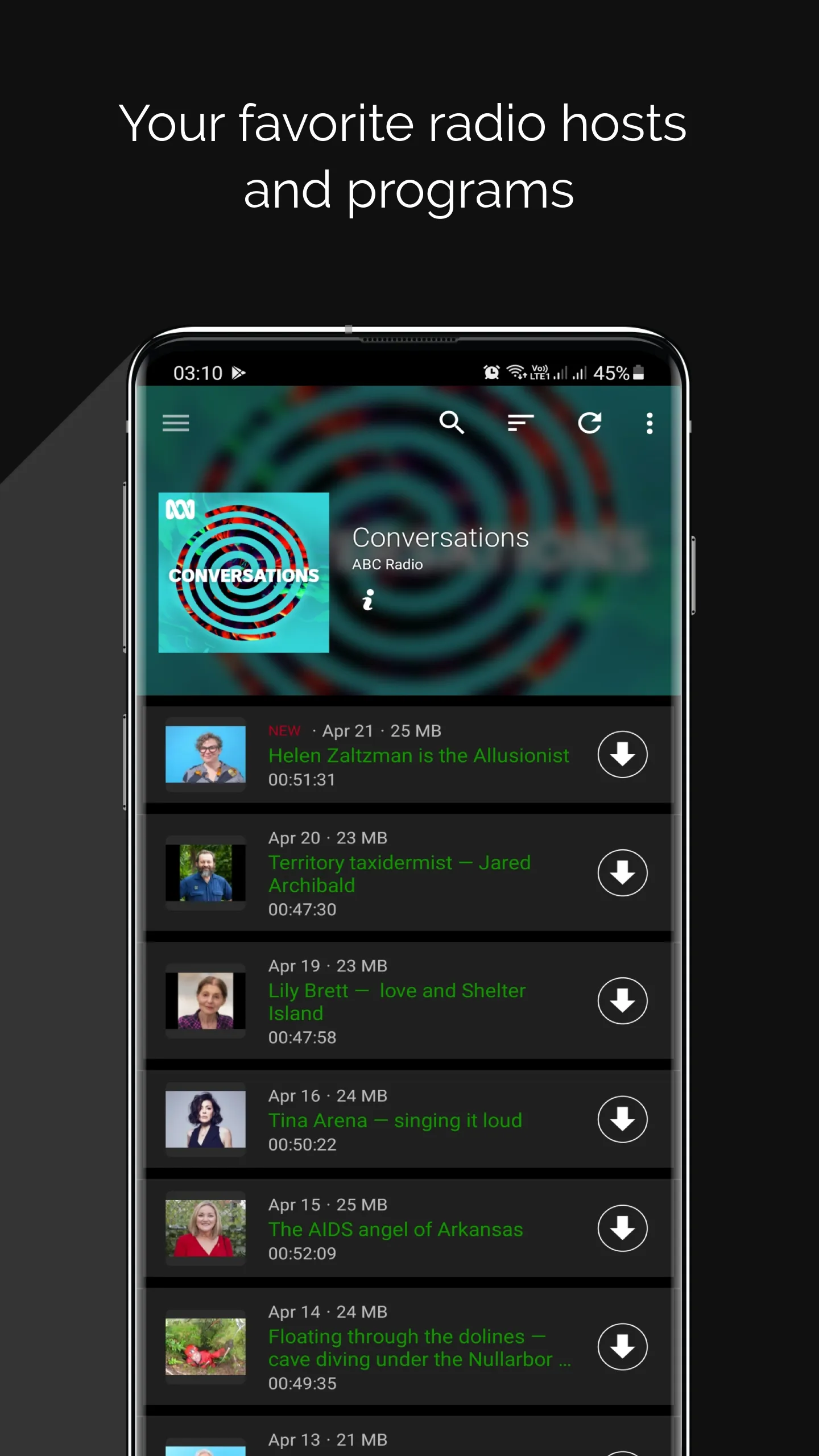 PeaCast - Podcast player | Indus Appstore | Screenshot