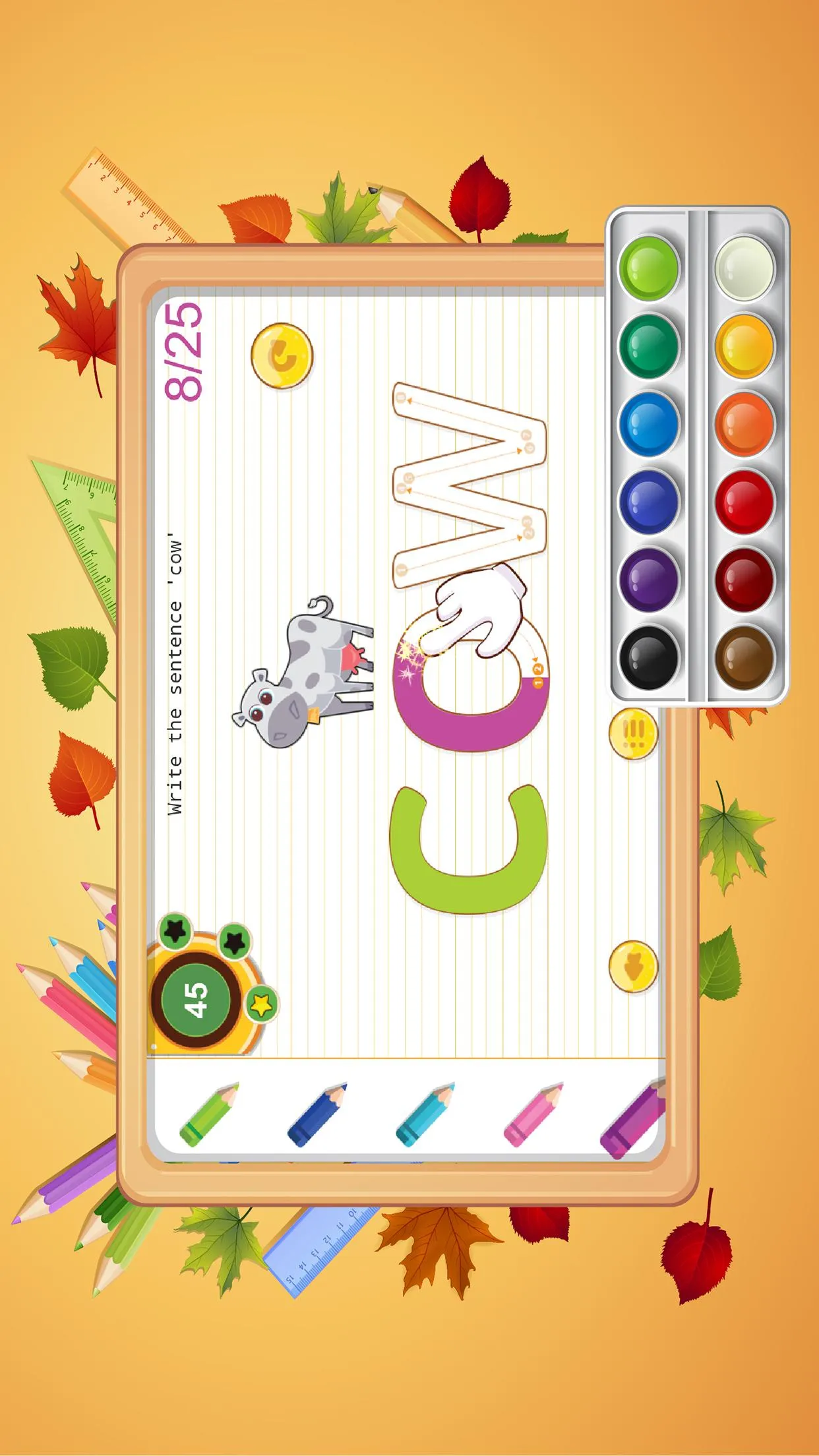 ABC kids writing alphabet | Indus Appstore | Screenshot