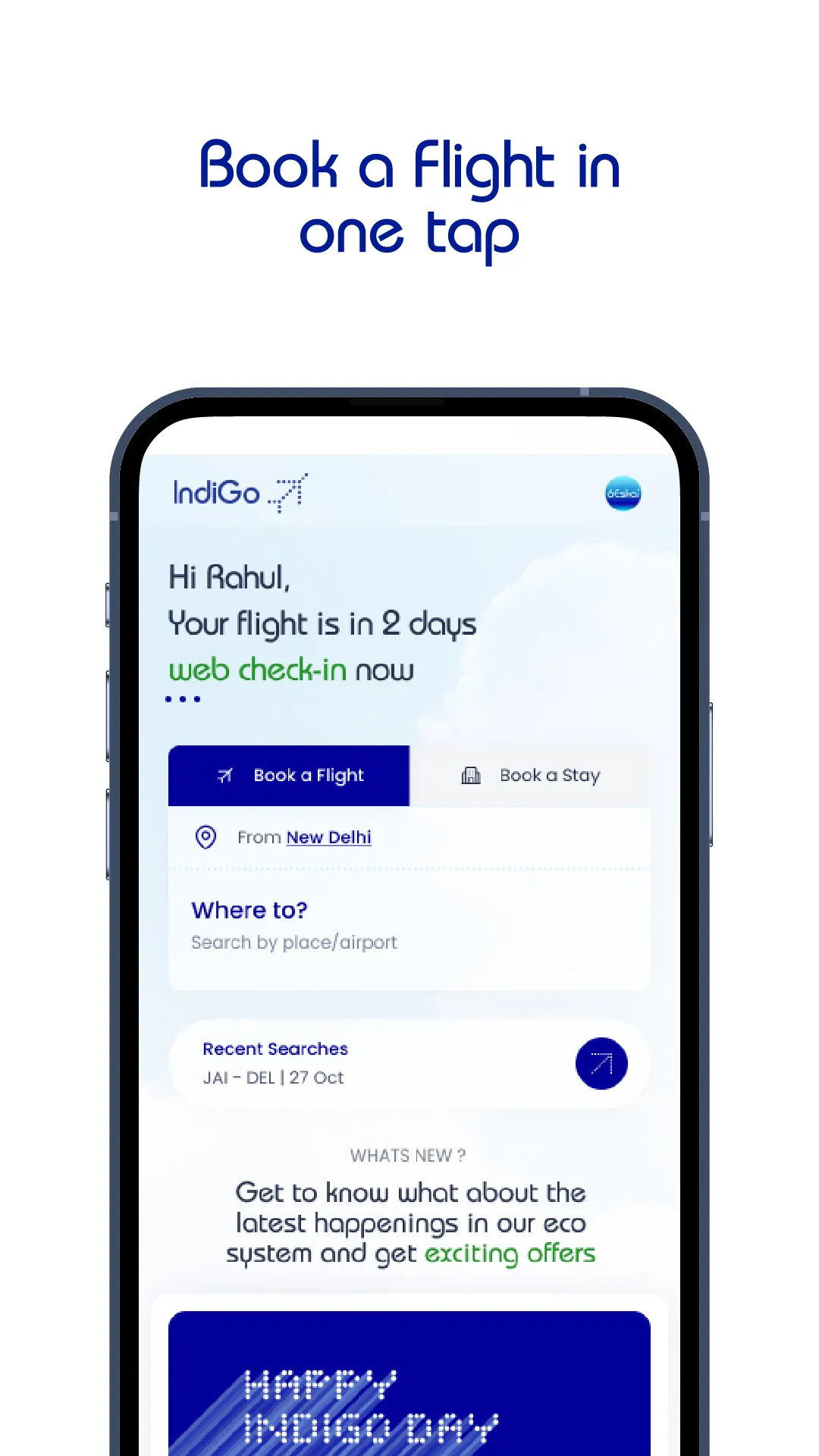 IndiGo: Flight Booking App | Indus Appstore | Screenshot