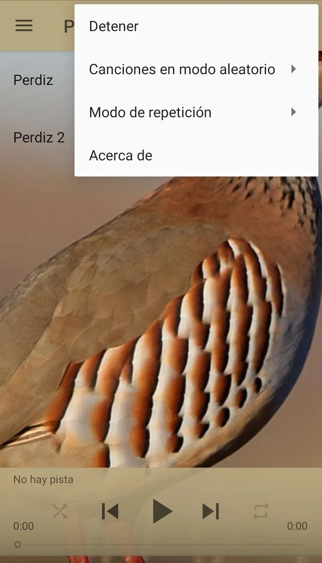 Reclamo perdiz | Indus Appstore | Screenshot