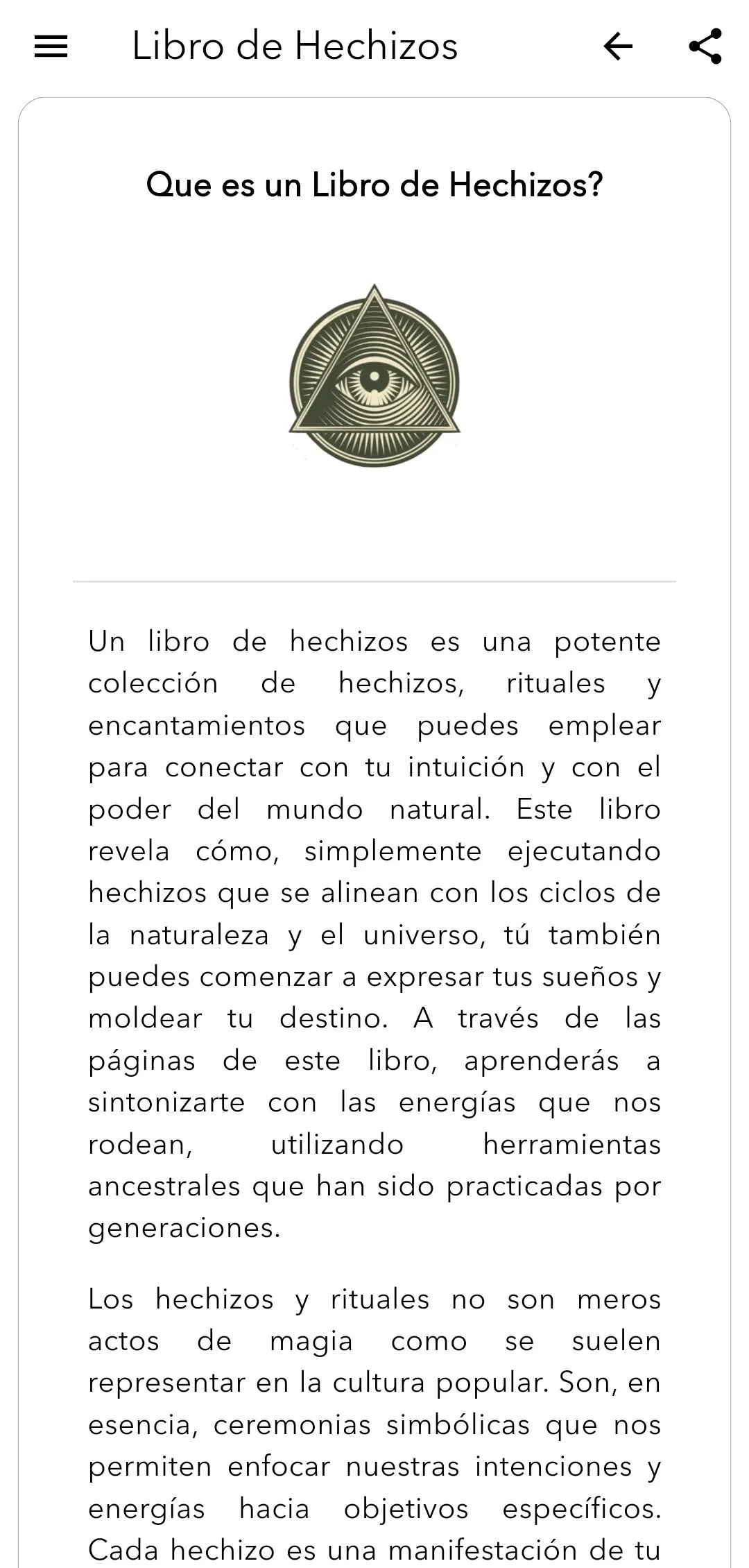 Libro de Hechizos | Indus Appstore | Screenshot