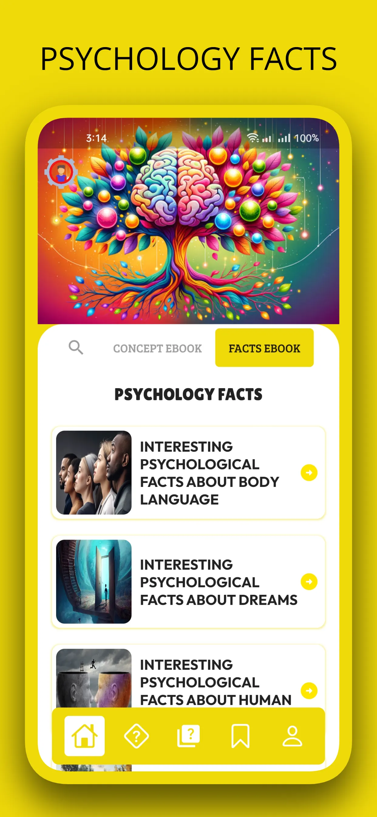 Learn Psychology: Psycho Facts | Indus Appstore | Screenshot