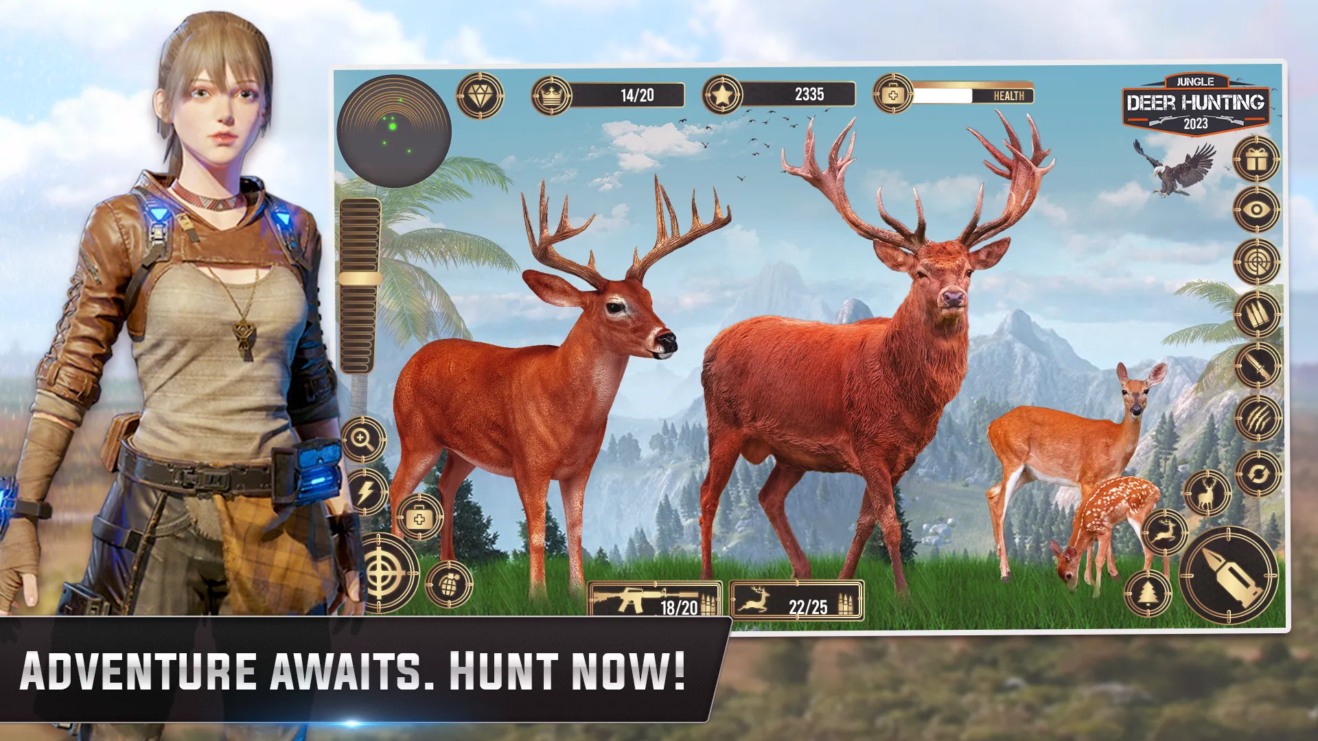 Jungle Deer Hunting Simulator | Indus Appstore | Screenshot