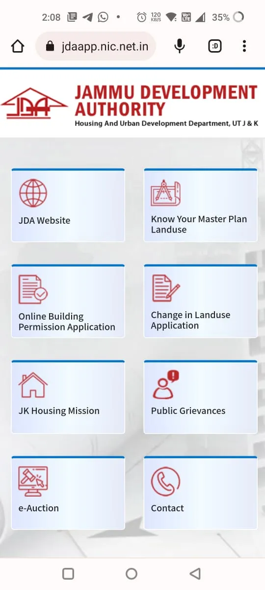 Jammu Development Authority | Indus Appstore | Screenshot