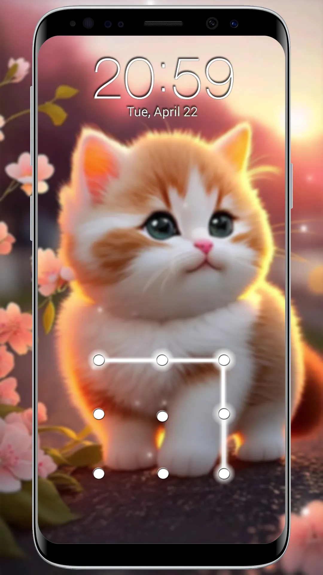 Kitty Cat Lock Screen | Indus Appstore | Screenshot