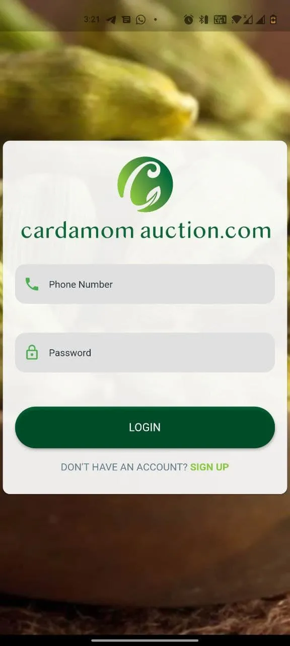 Cardamom Auction | Indus Appstore | Screenshot