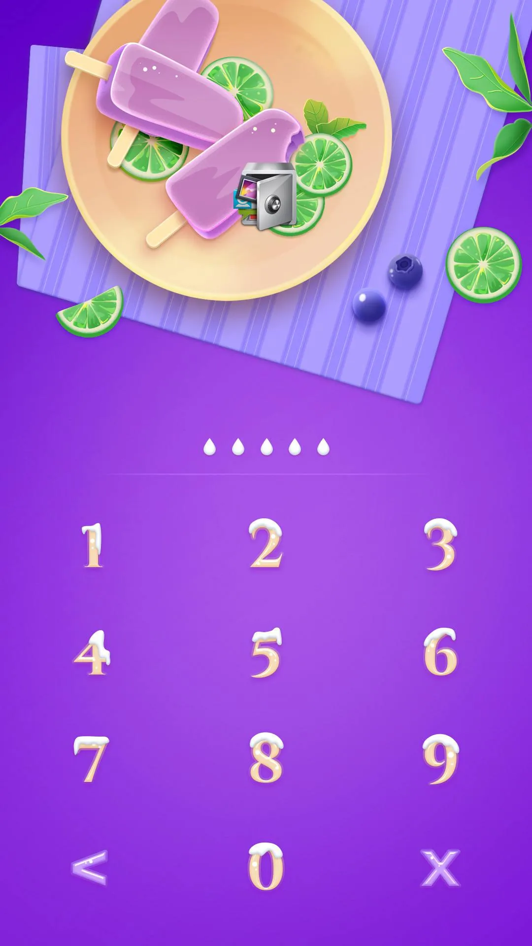 AppLock Theme Ice Cream | Indus Appstore | Screenshot