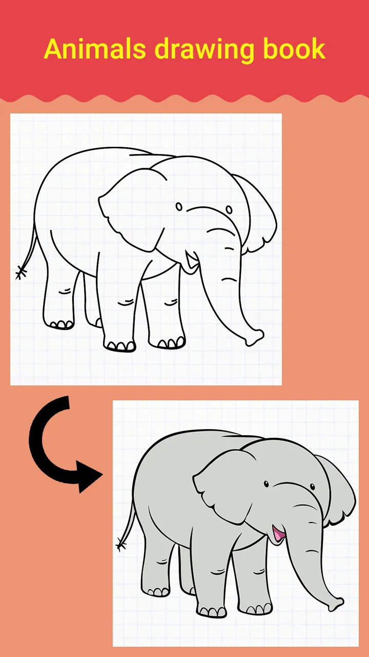 Learn to Draw Animals - Step b | Indus Appstore | Screenshot