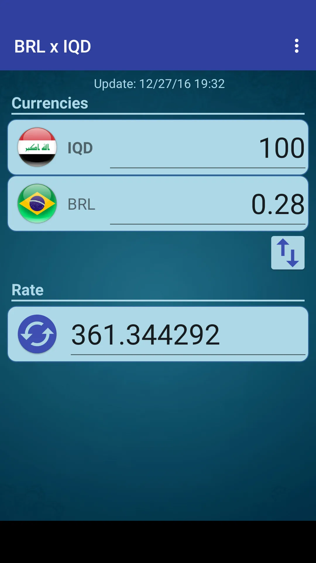 Brazil Real x Iraqi Dinar | Indus Appstore | Screenshot