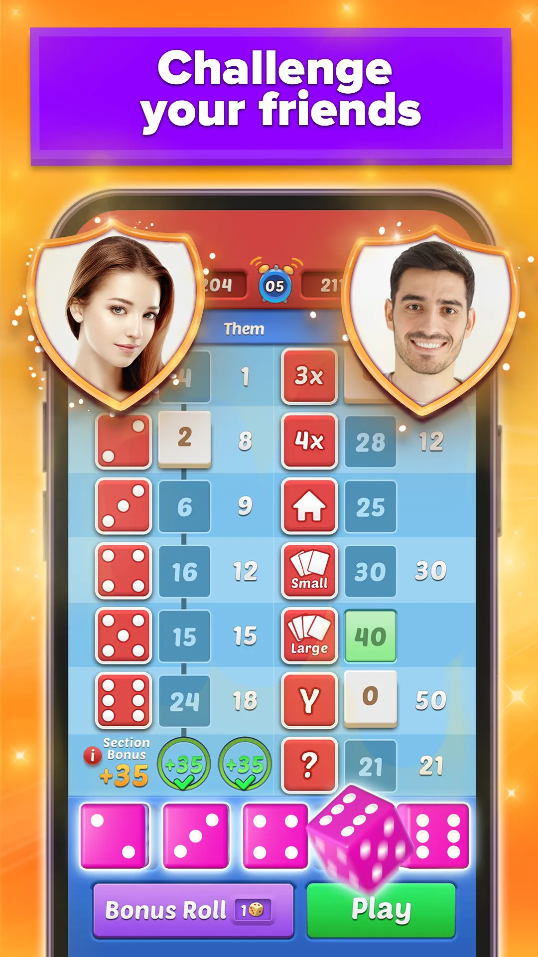 Yatzy Vacation dice game | Indus Appstore | Screenshot