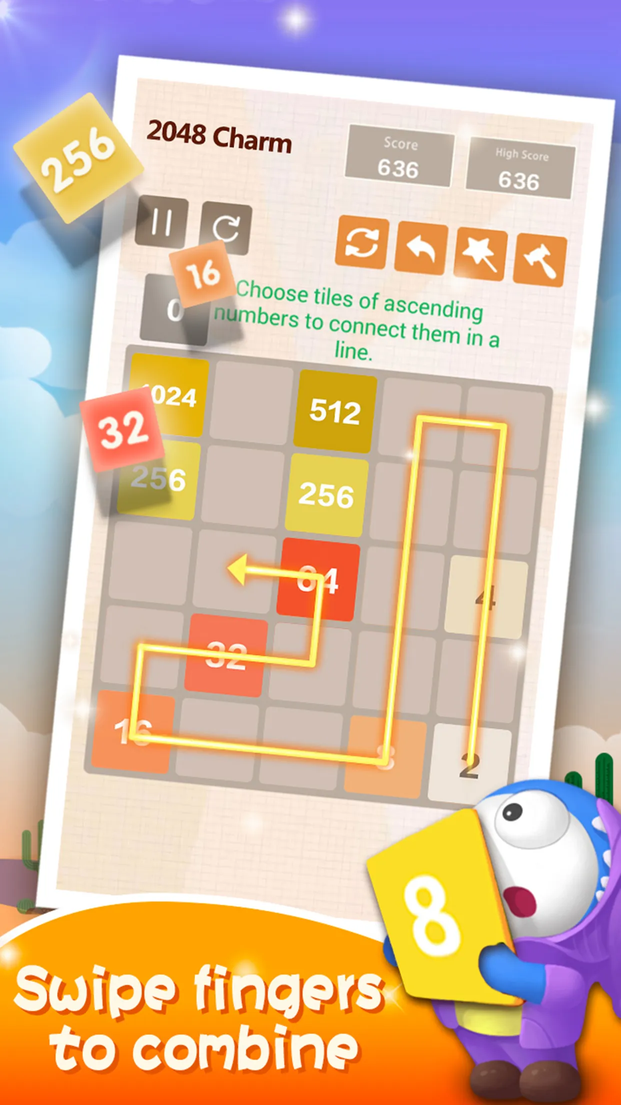 Number Charm: 2048 Games | Indus Appstore | Screenshot