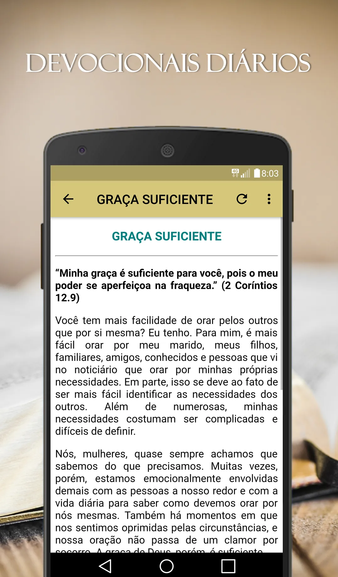 Devocionais Diários | Indus Appstore | Screenshot