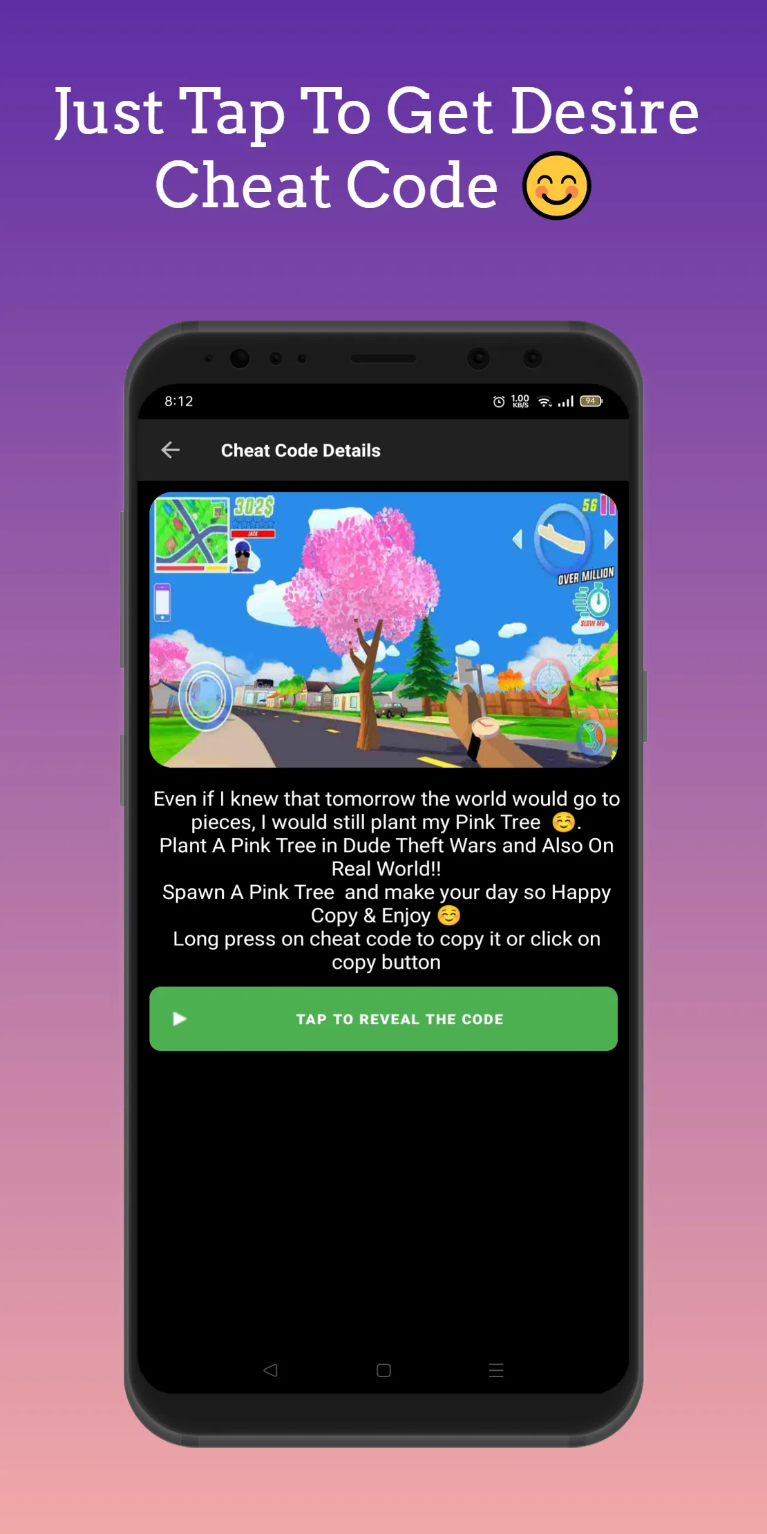 Dude Theft Wars, Cheat Codes | Indus Appstore | Screenshot