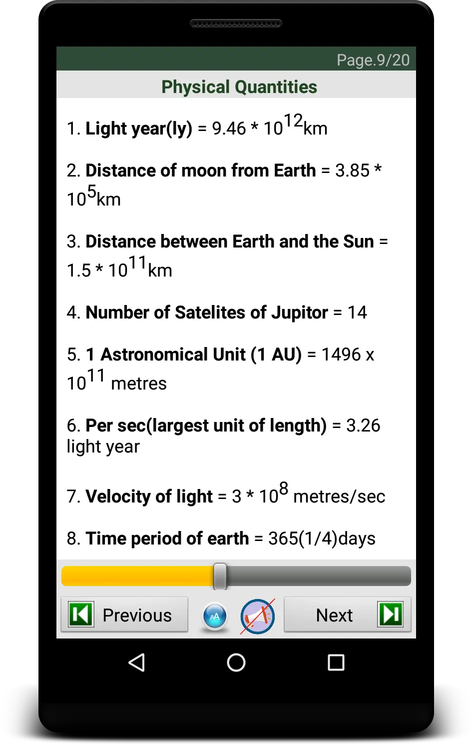 Physics eBook | Indus Appstore | Screenshot