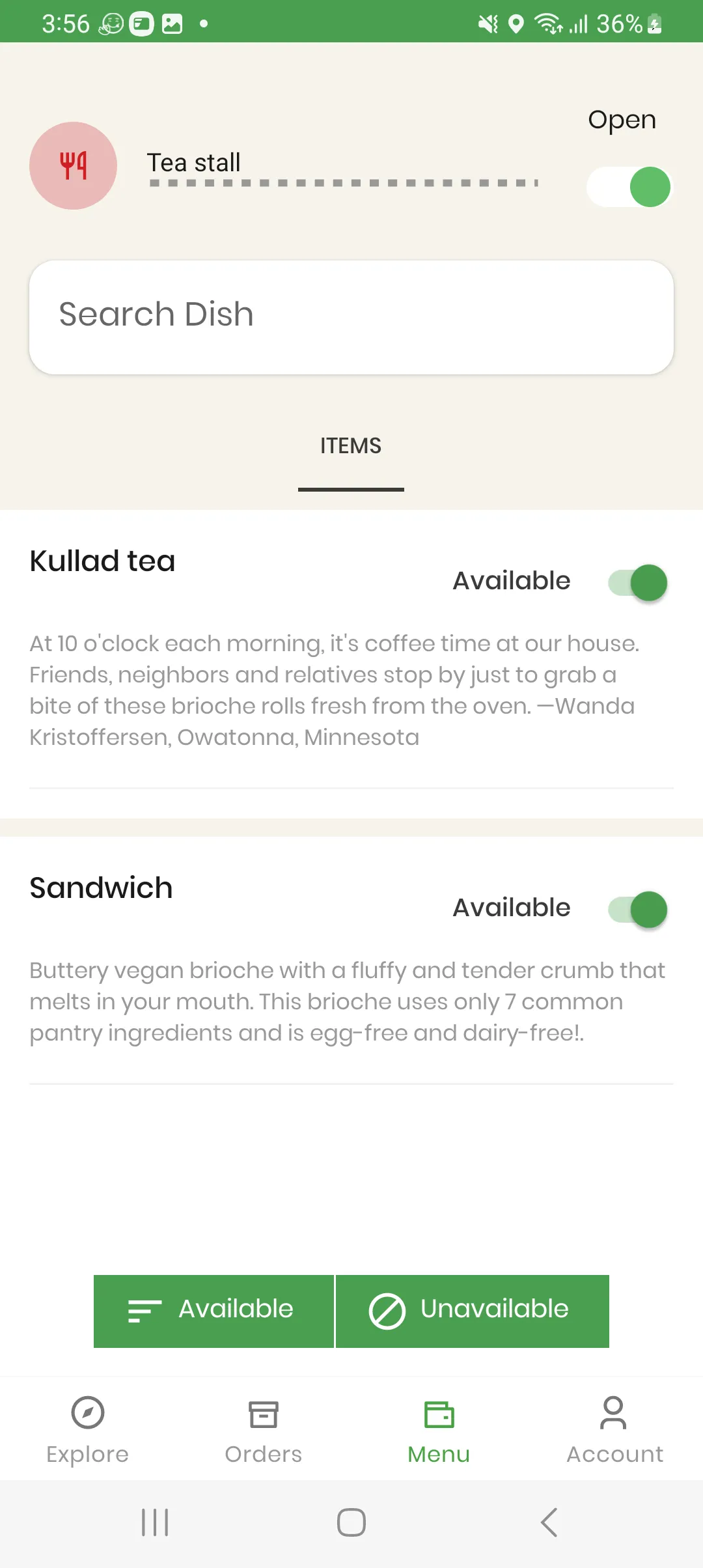 YoYumm Merchant | Indus Appstore | Screenshot