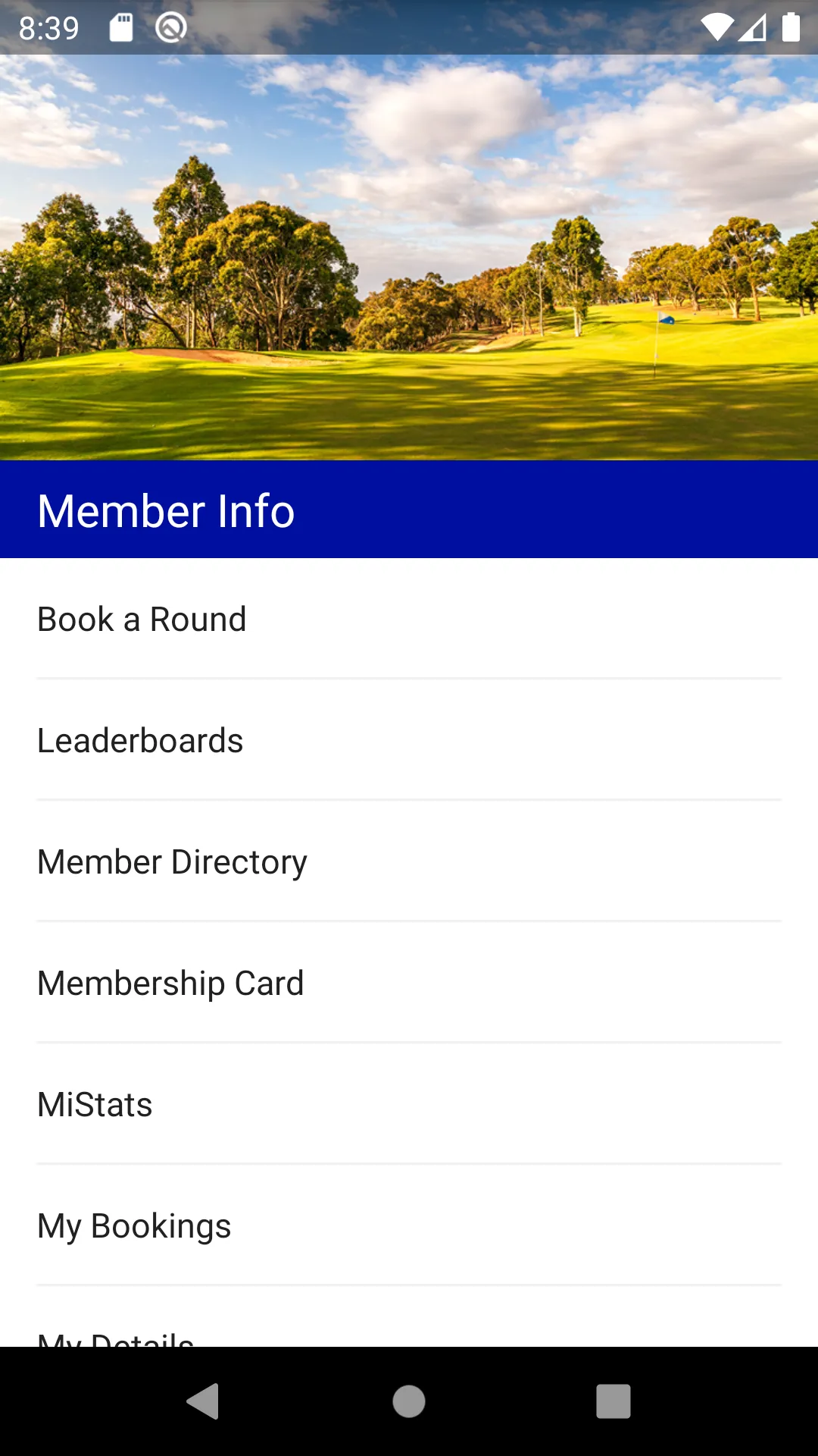 Mount Osmond Golf Club | Indus Appstore | Screenshot