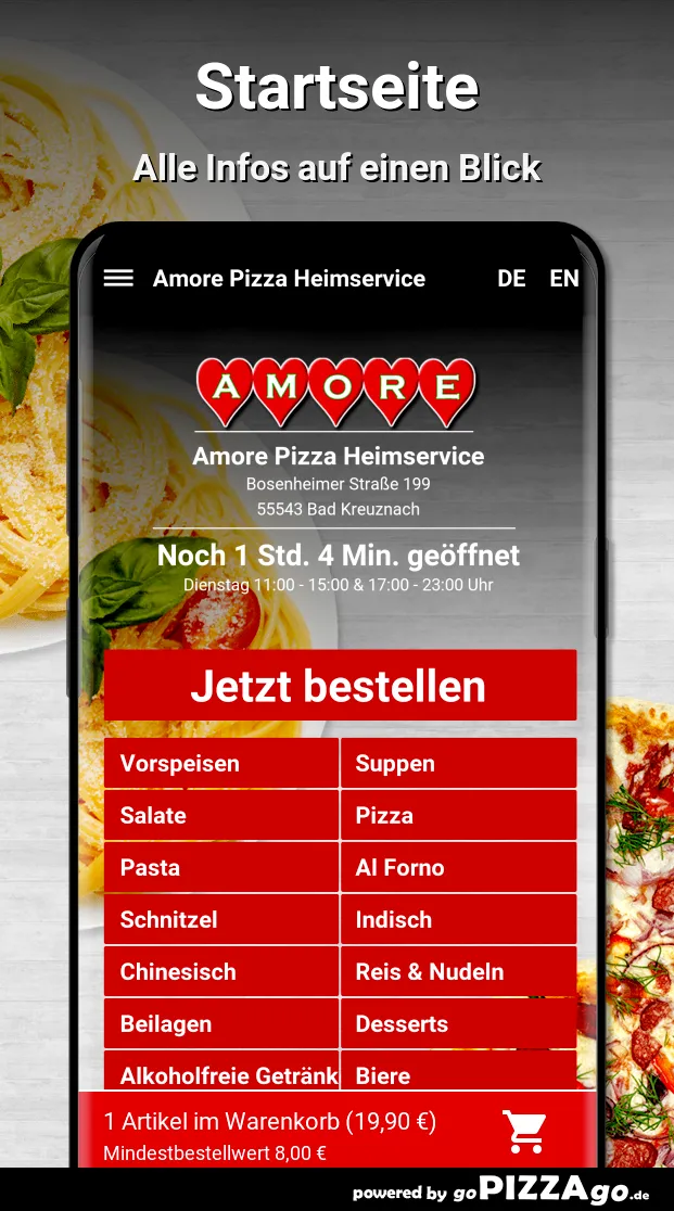 Amore Pizza Heimservice Bad Kr | Indus Appstore | Screenshot