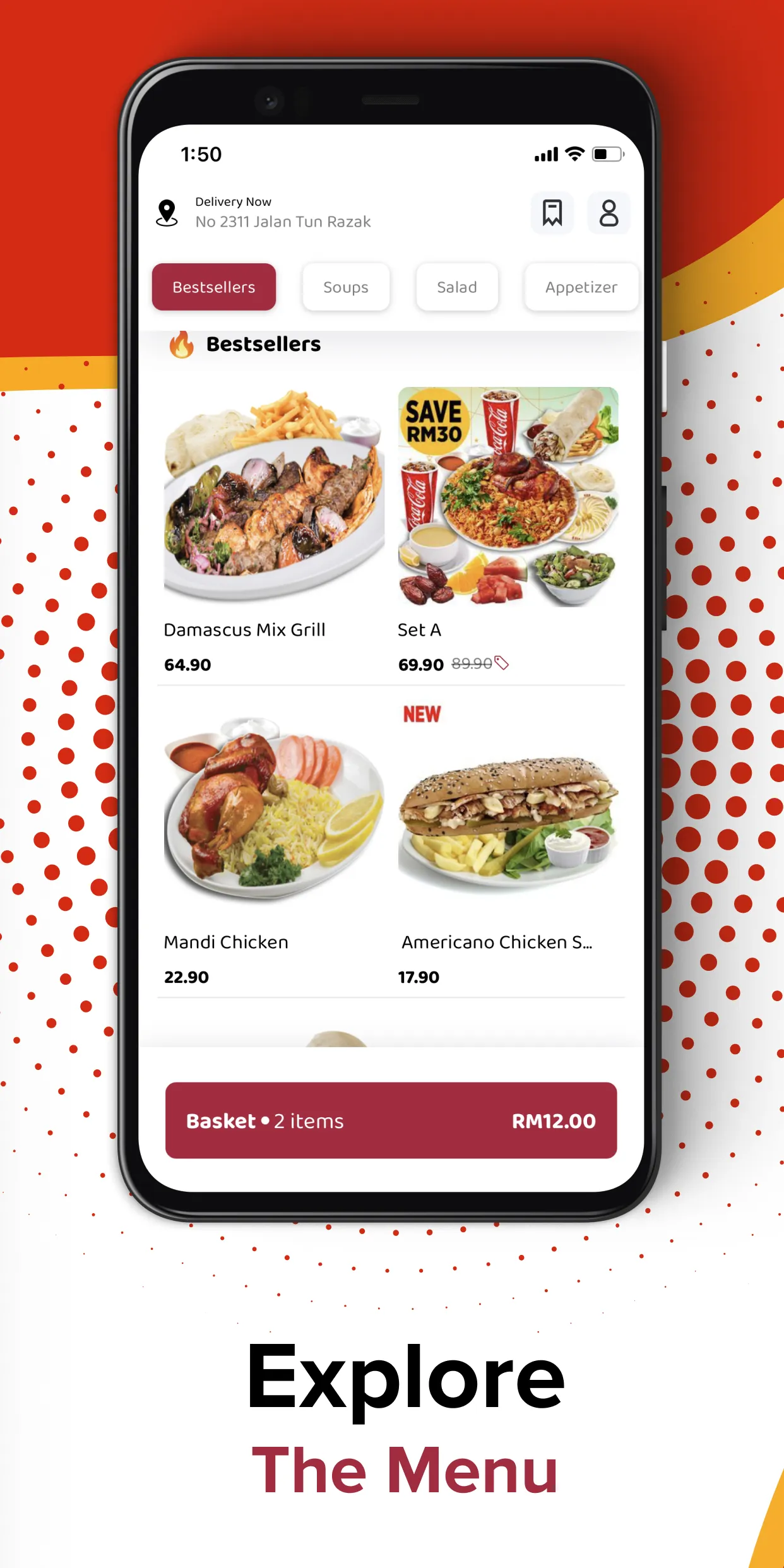 Damascus Food Delivery | Indus Appstore | Screenshot