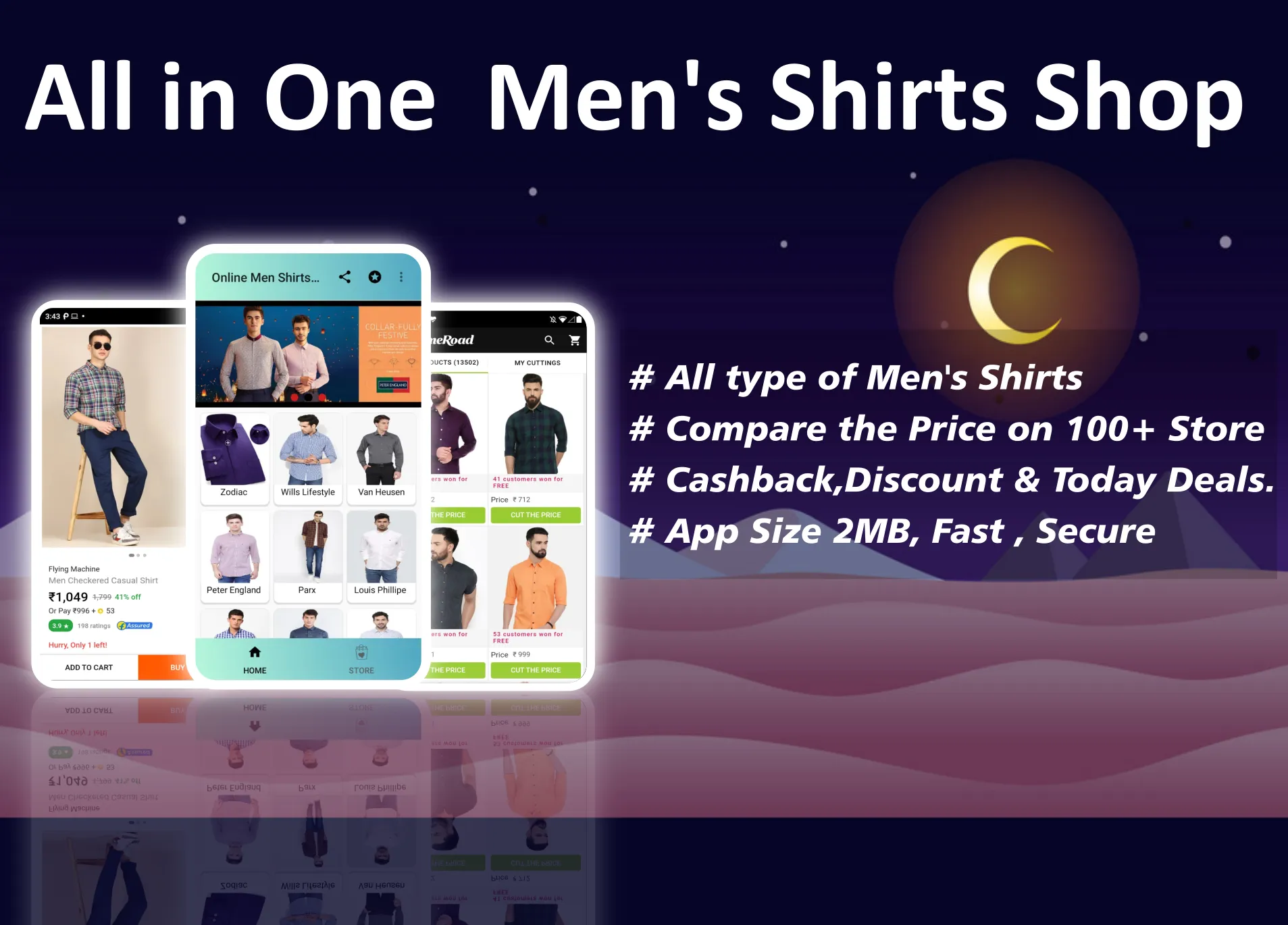 Men Shirts - Men Clothing Onli | Indus Appstore | Screenshot