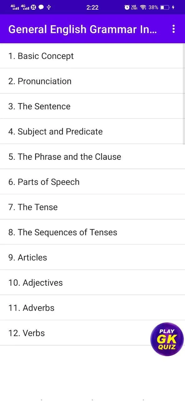 General English Grammar Book | Indus Appstore | Screenshot