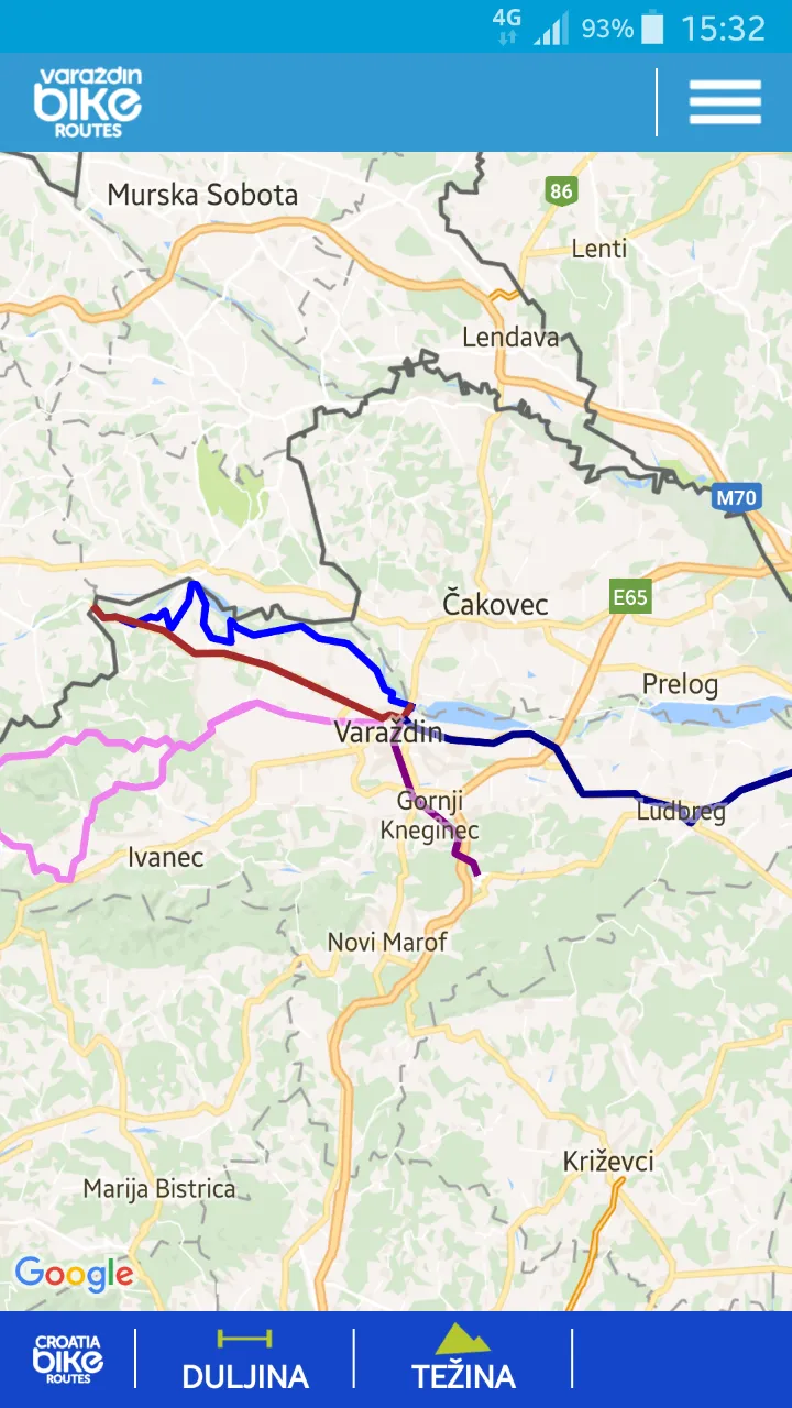 Varazdin Bike Routes | Indus Appstore | Screenshot