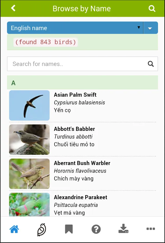 Vietnam Birds | Indus Appstore | Screenshot