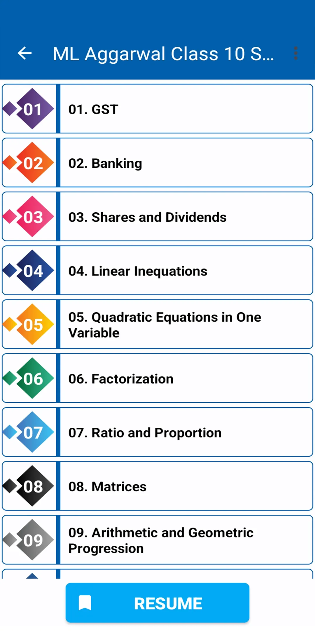 ML Aggarwal Class 10 Solutions | Indus Appstore | Screenshot