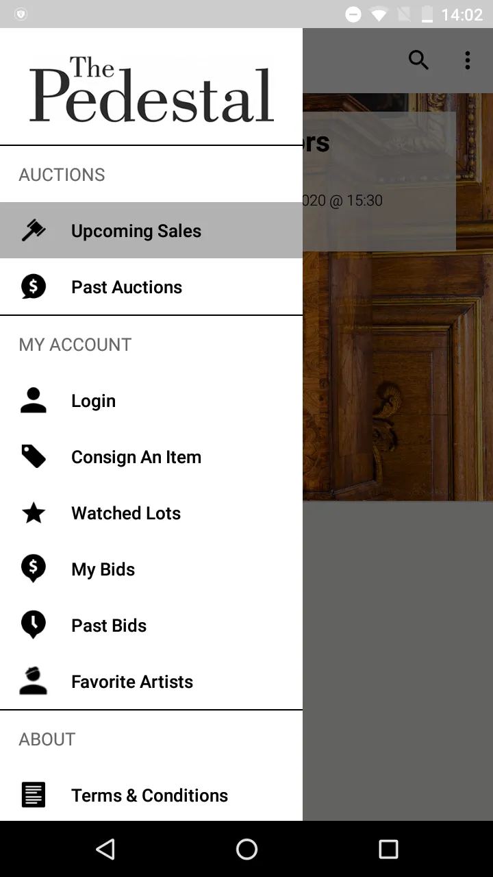 The Pedestal Auctions | Indus Appstore | Screenshot