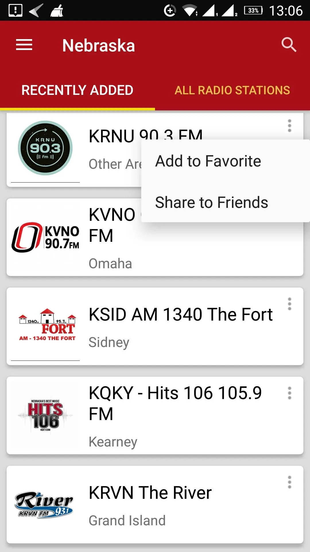Nebraska Radio Stations - USA | Indus Appstore | Screenshot