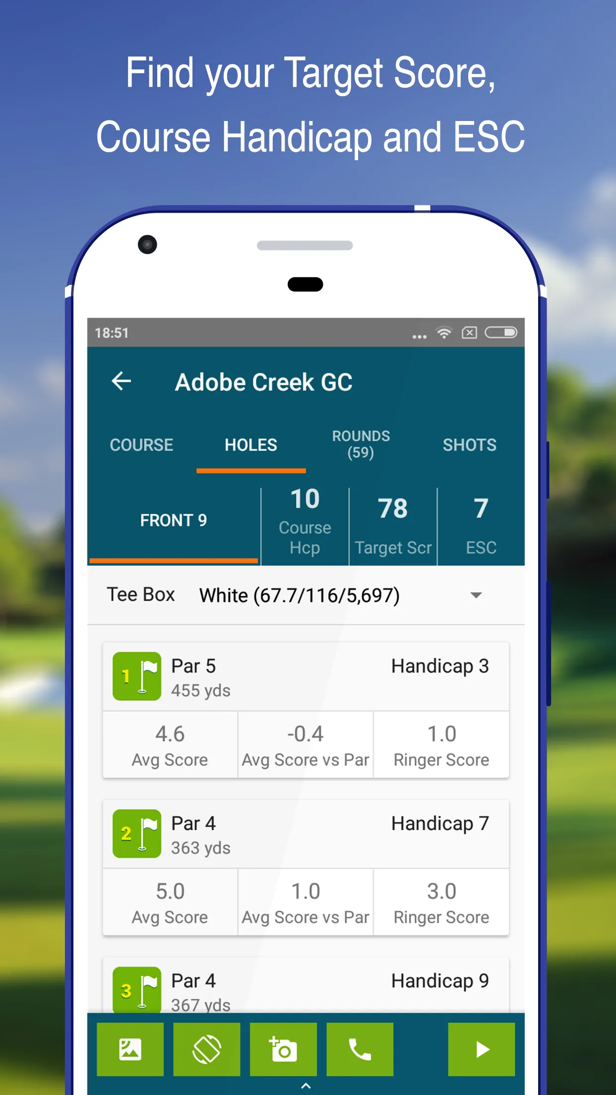 MyScorecard Golf Score Tracker | Indus Appstore | Screenshot