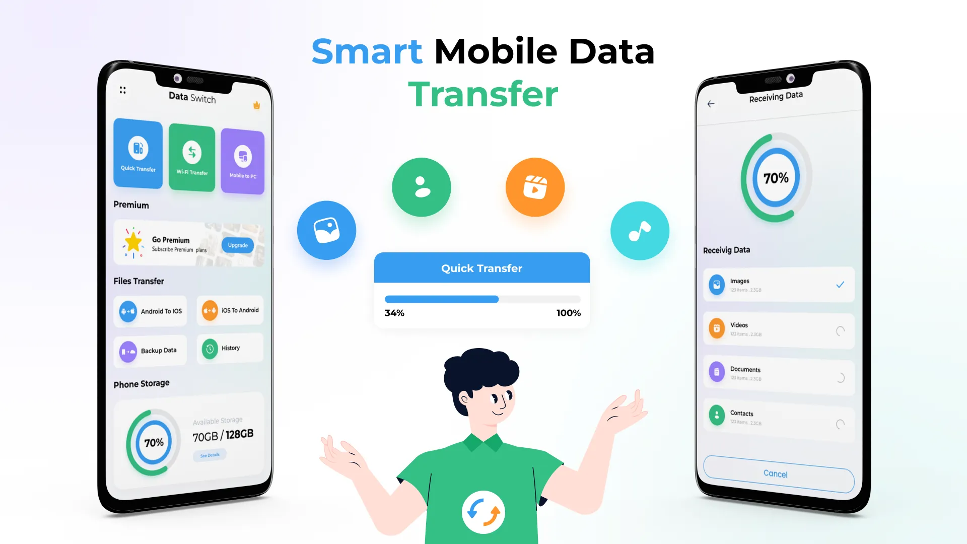 Phone clone data transfer | Indus Appstore | Screenshot