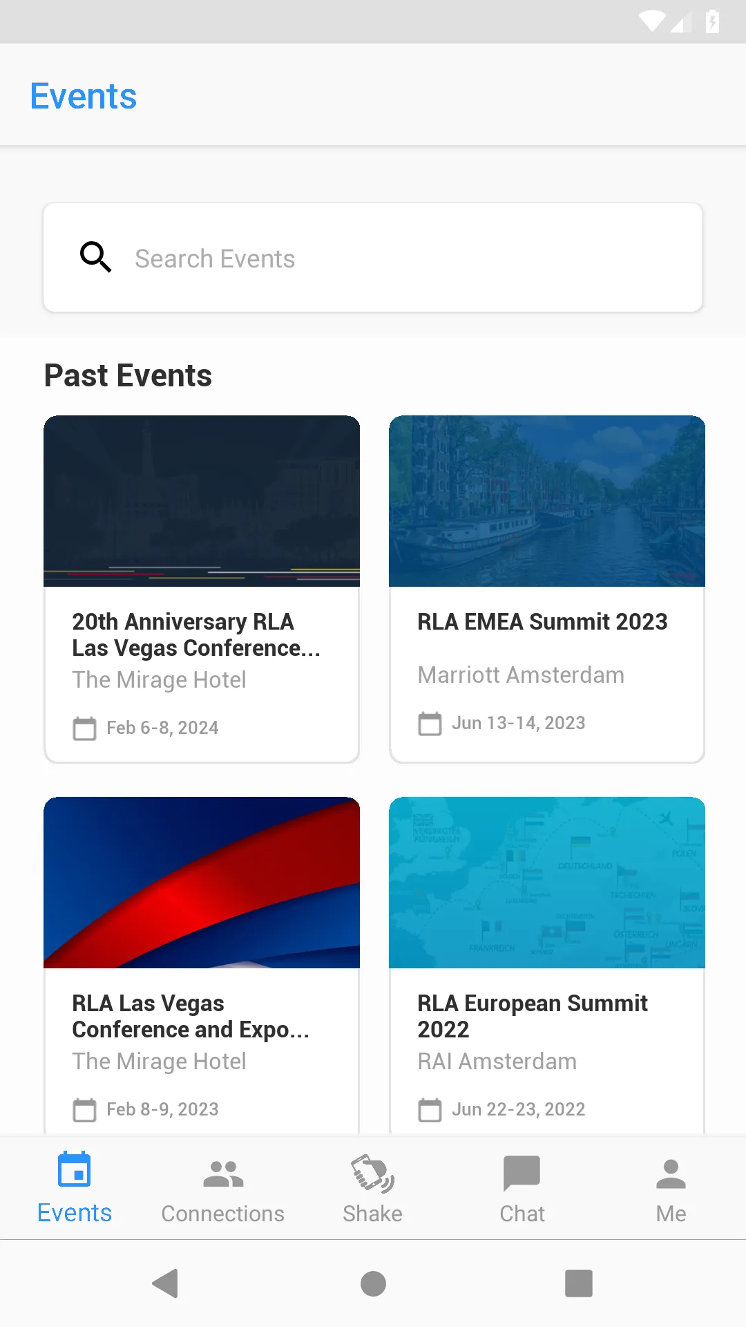 RLA Conference & Expo | Indus Appstore | Screenshot