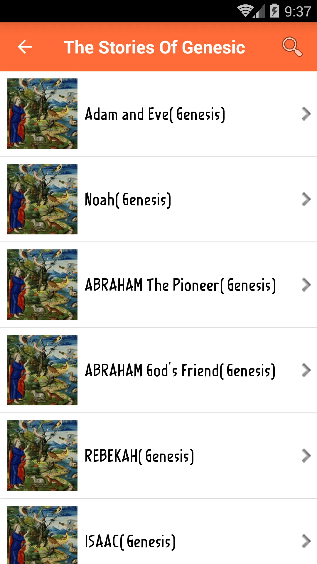 Audio Bible Stories | Indus Appstore | Screenshot