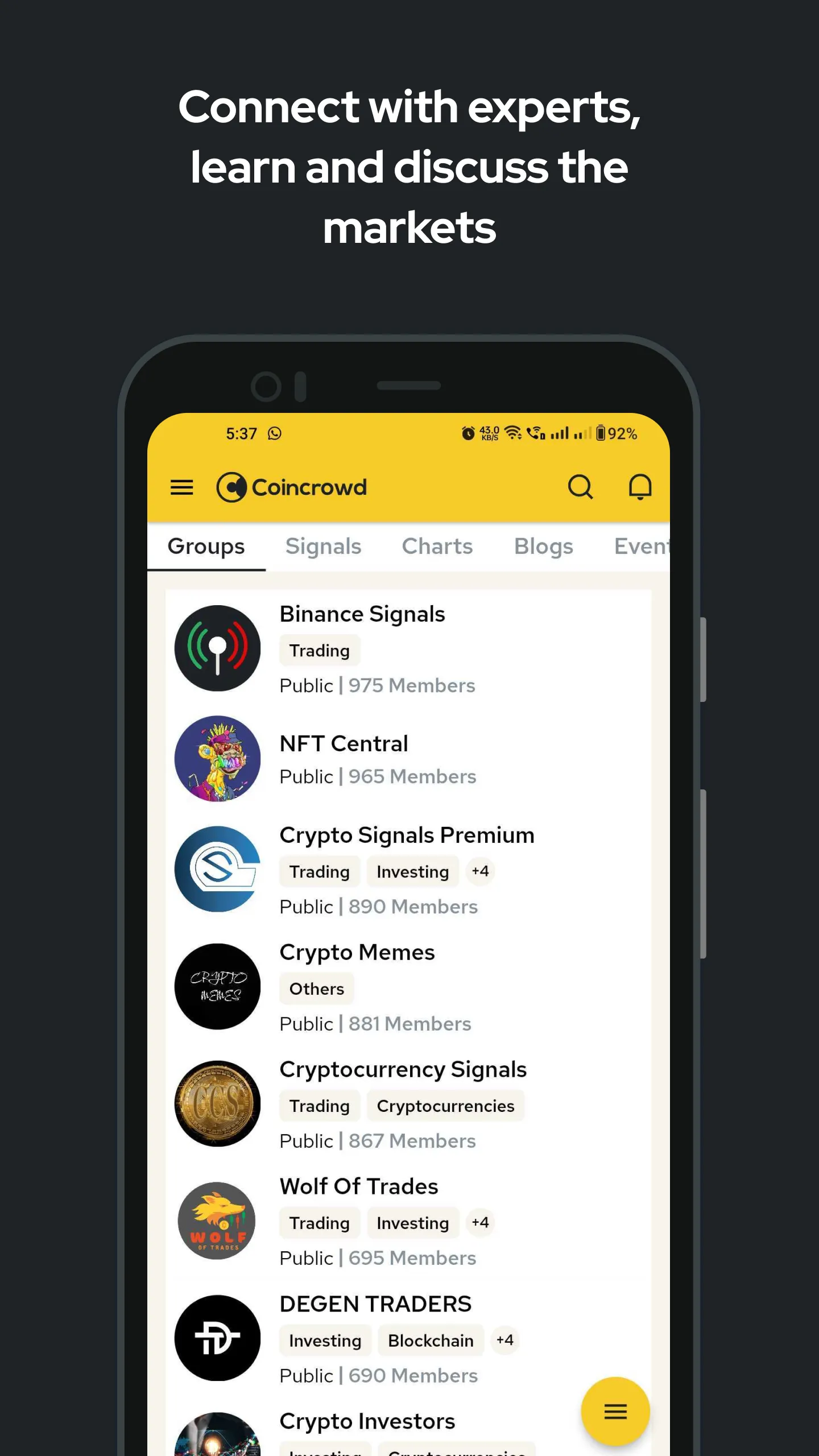 Coincrowd | Indus Appstore | Screenshot