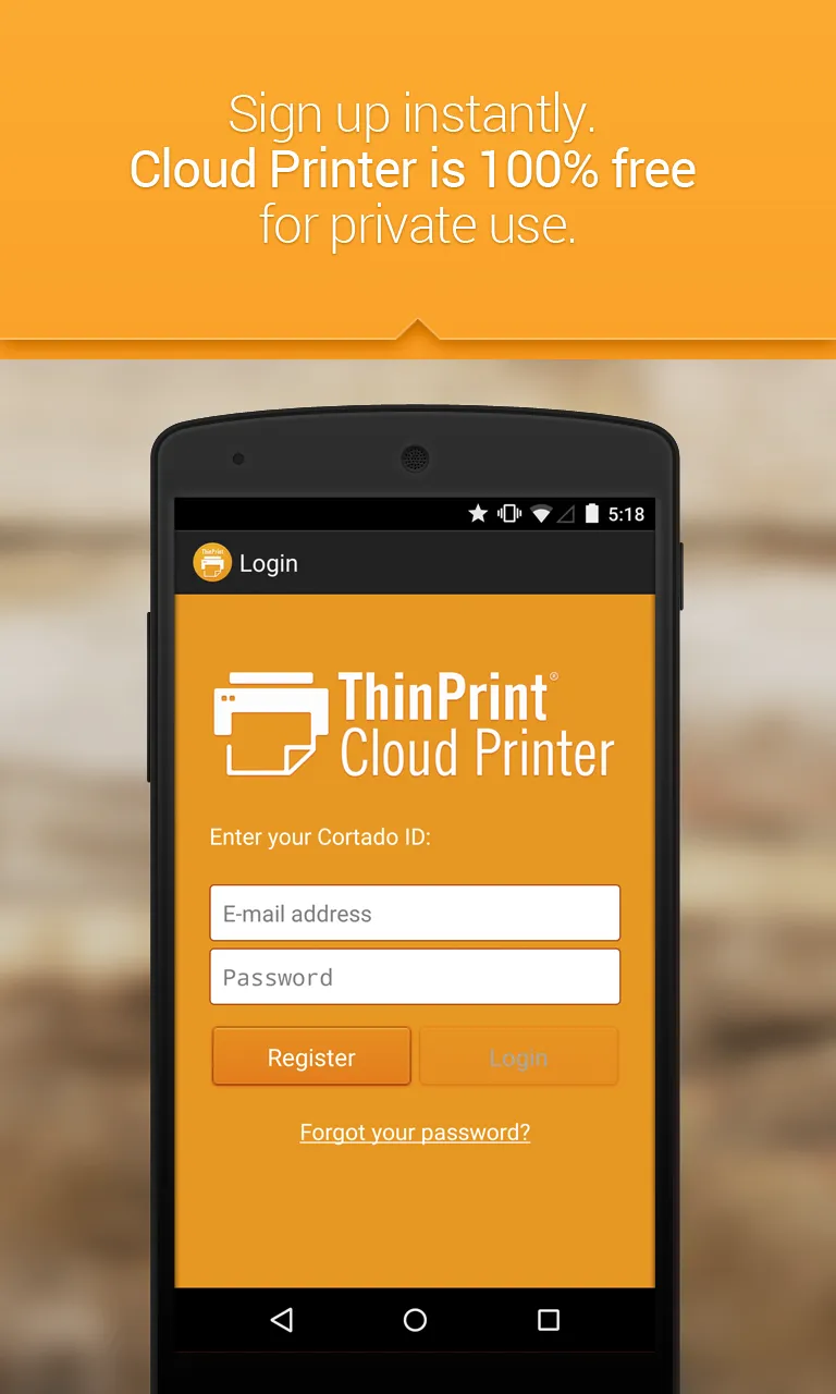 ThinPrint Cloud Printer | Indus Appstore | Screenshot