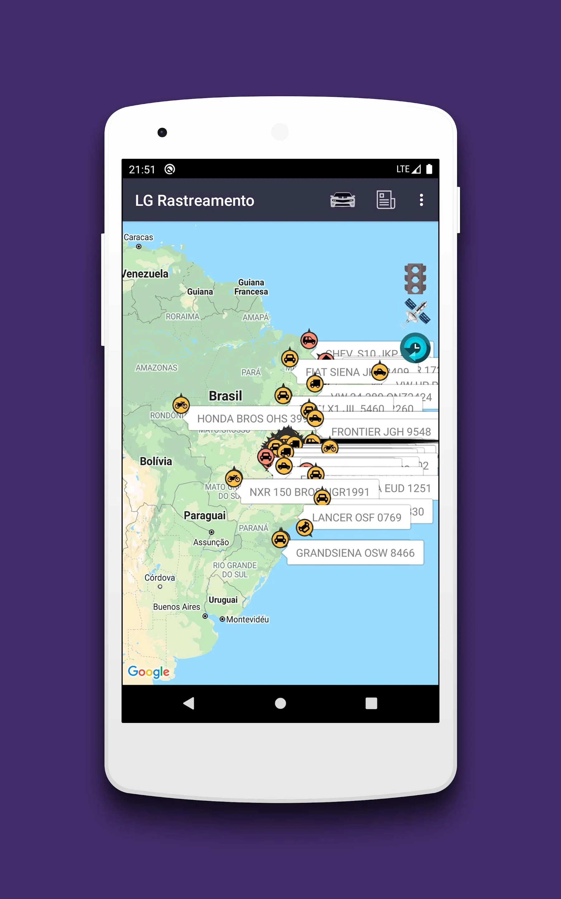 LG Auto Tracker | Indus Appstore | Screenshot