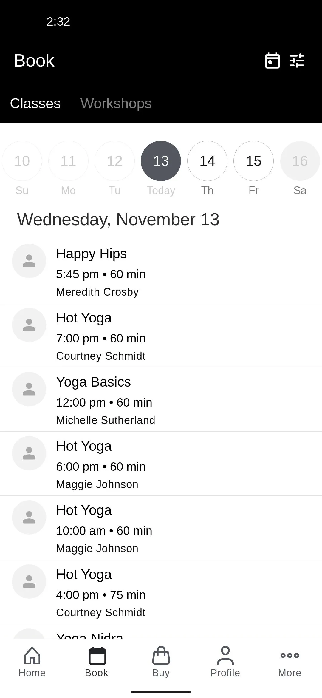 Sutherland Yoga Studio | Indus Appstore | Screenshot