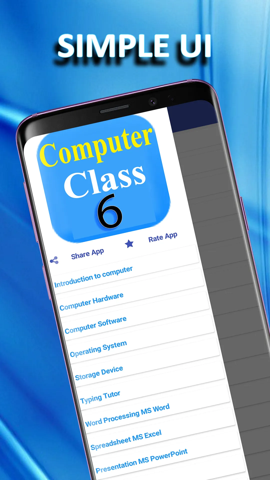 Computer Class 6 notes offline | Indus Appstore | Screenshot