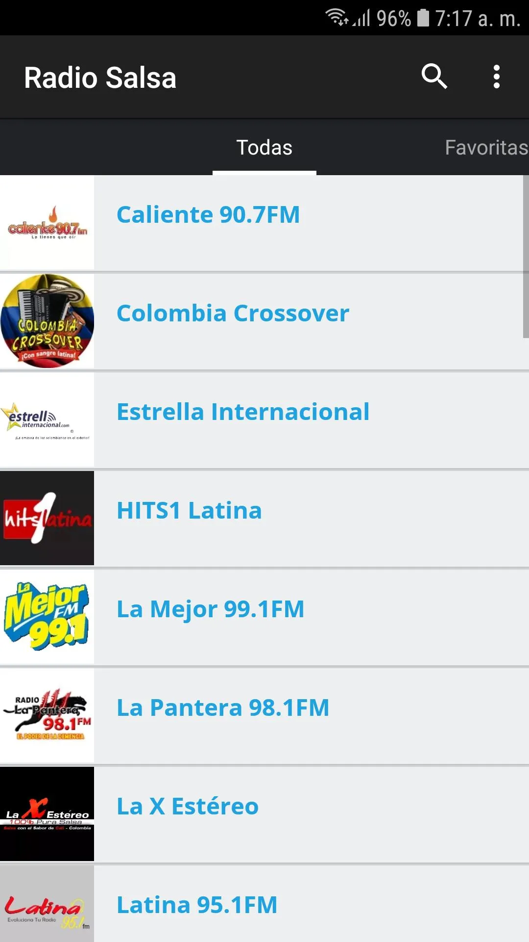 Salsa Radio | Indus Appstore | Screenshot