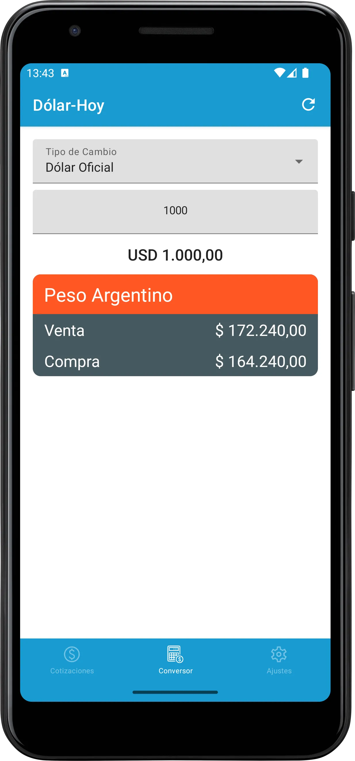 Dólar-Hoy | Indus Appstore | Screenshot