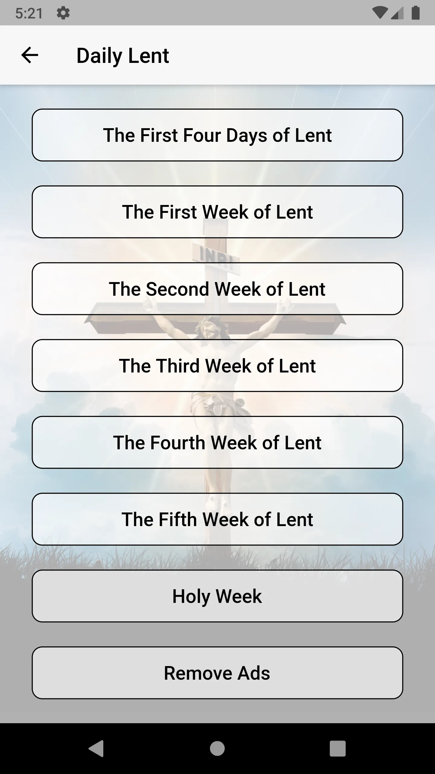 Prayers for Lent and Advent | Indus Appstore | Screenshot