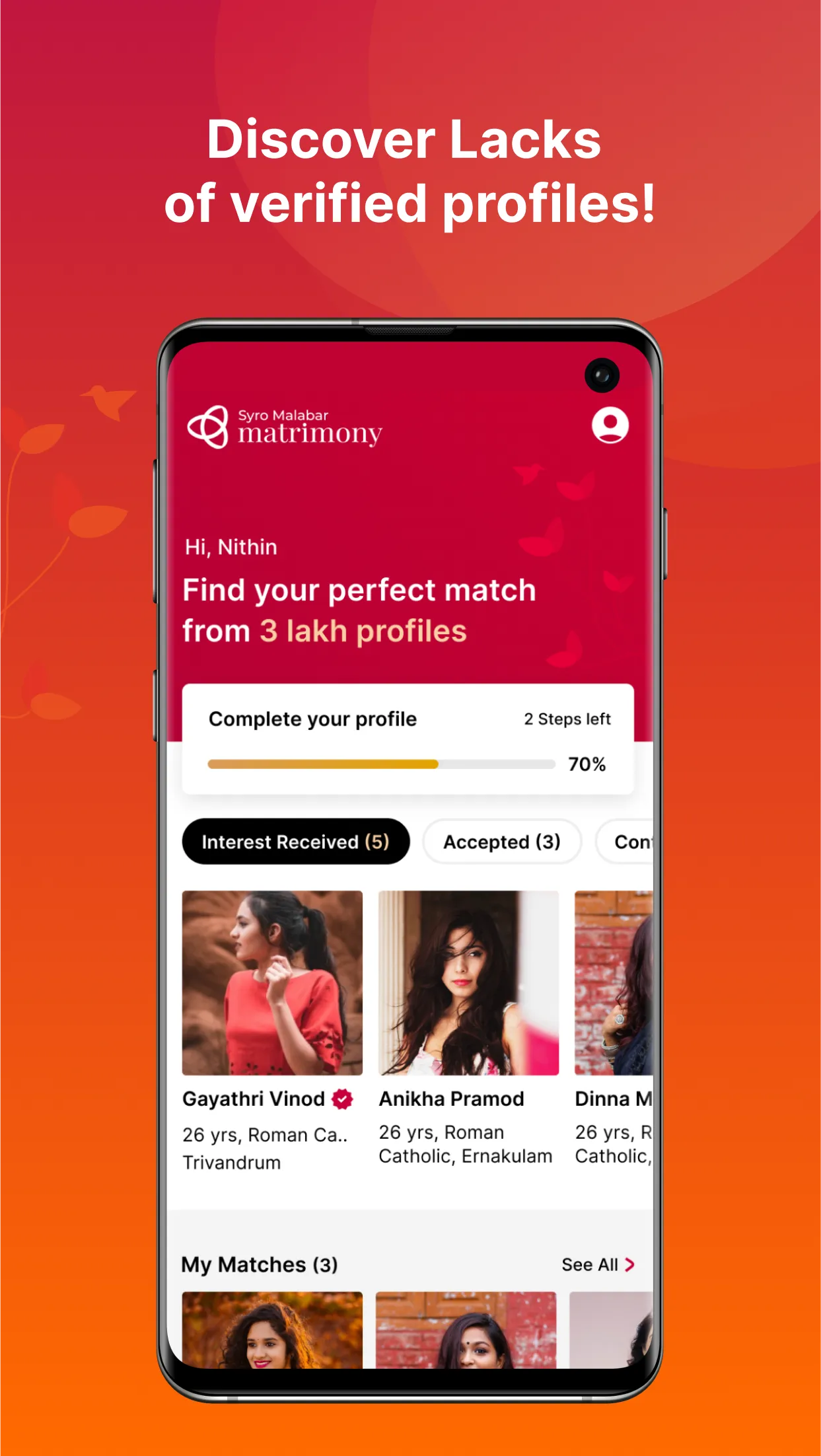 Syro Malabar Matrimony | Indus Appstore | Screenshot