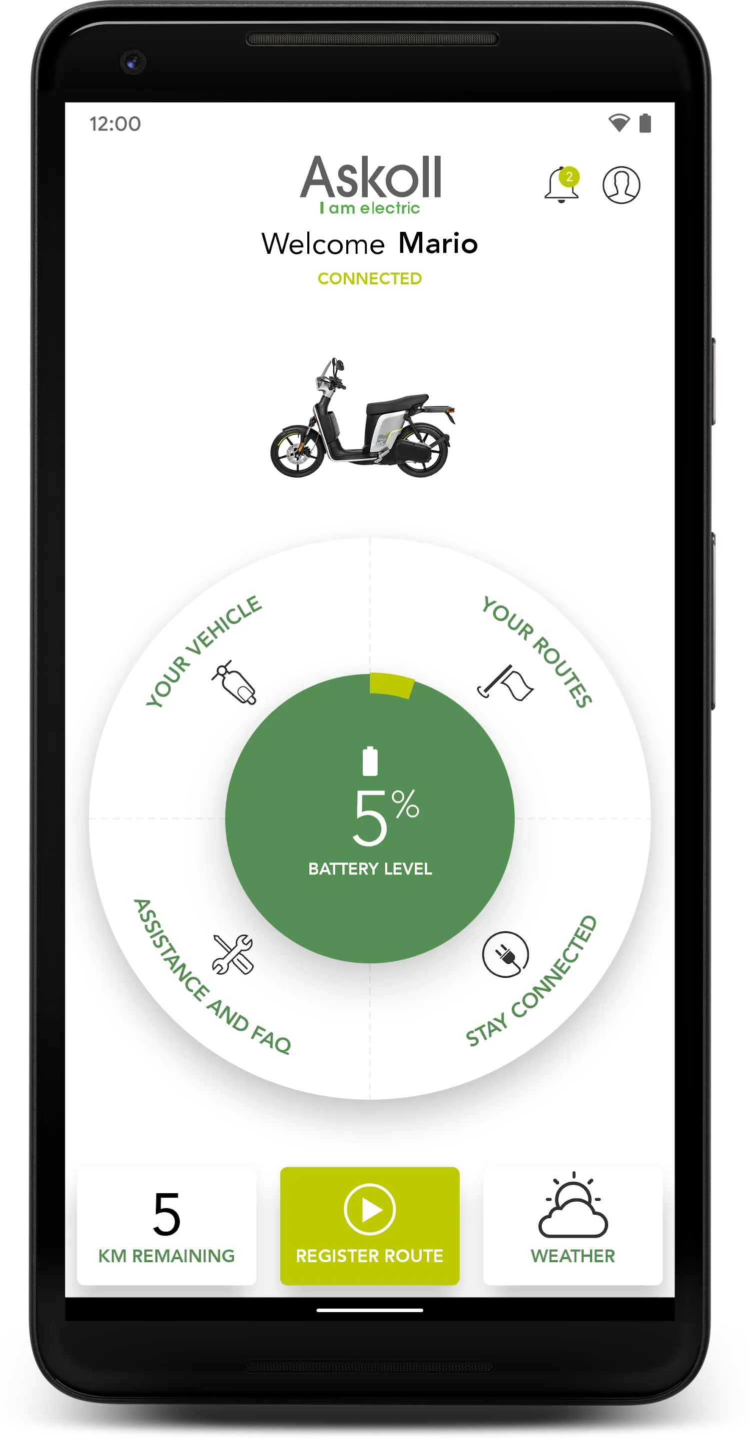 Askoll Smart Drive | Indus Appstore | Screenshot