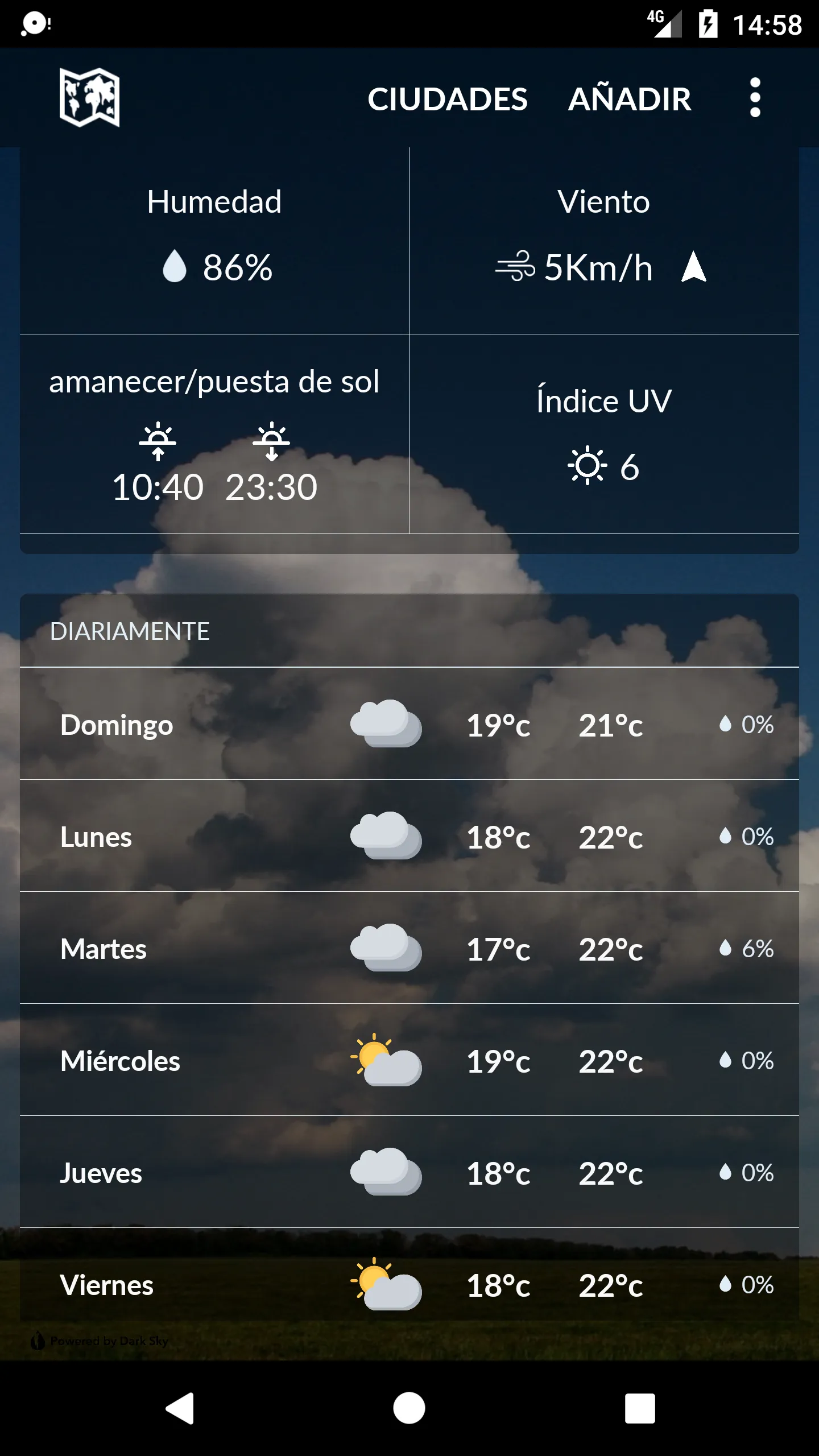 Peru weather | Indus Appstore | Screenshot