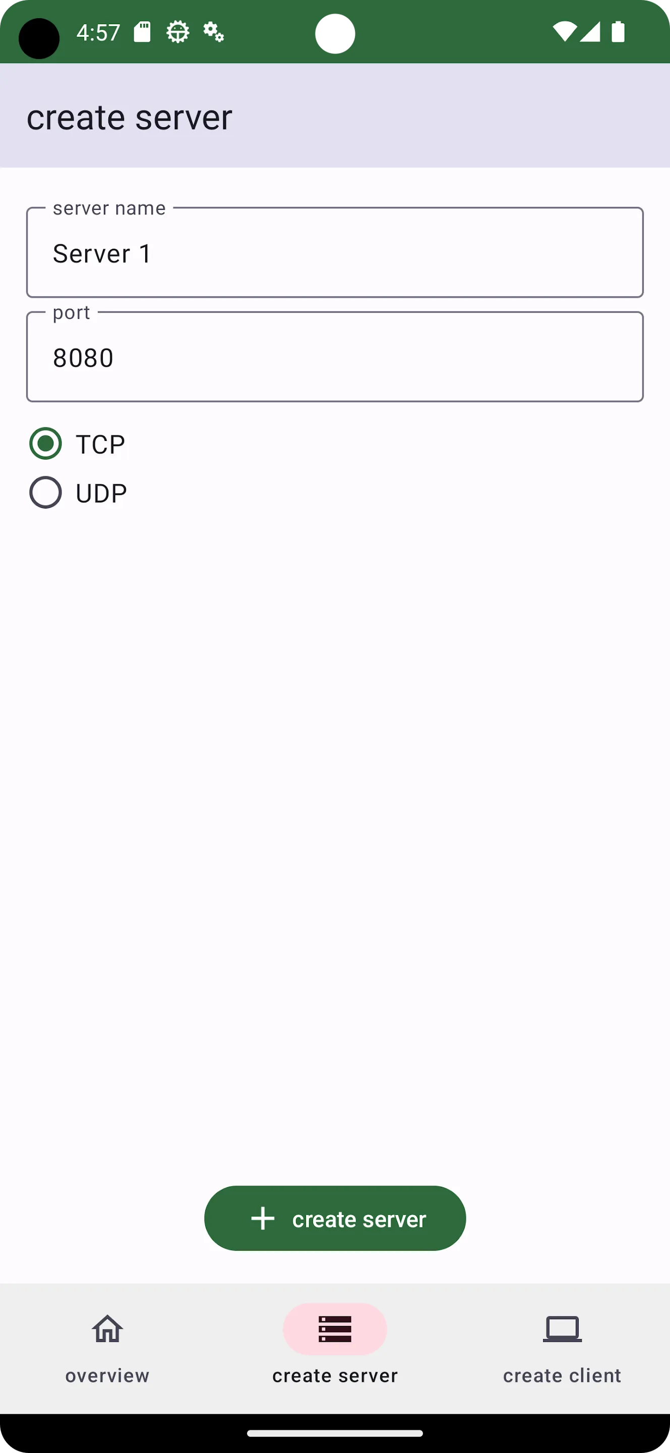 TCP UDP Server & Client | Indus Appstore | Screenshot