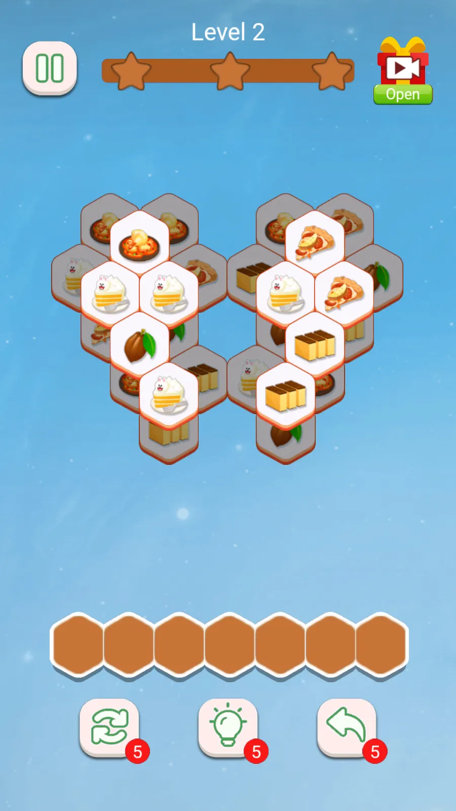 Hexagon Tile Match | Indus Appstore | Screenshot