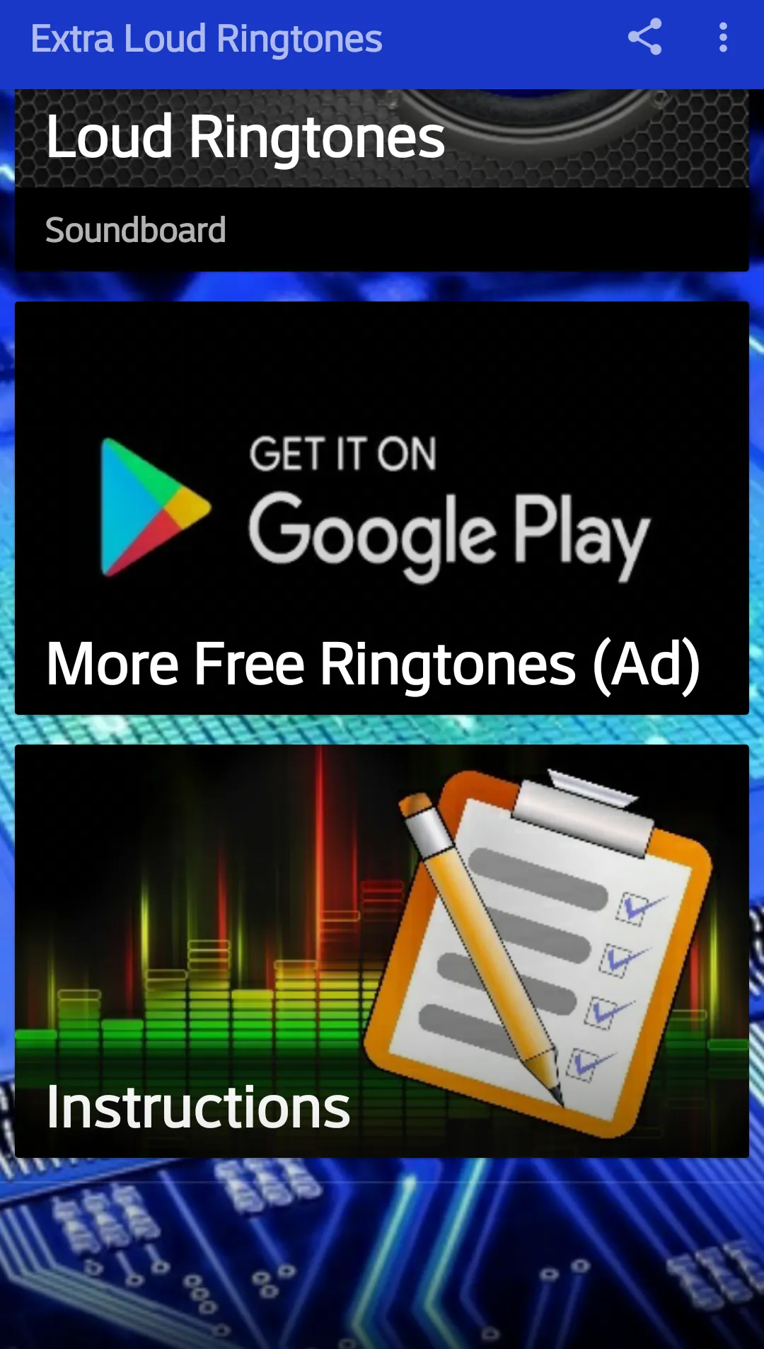 Extra Loud Ringtones | Indus Appstore | Screenshot