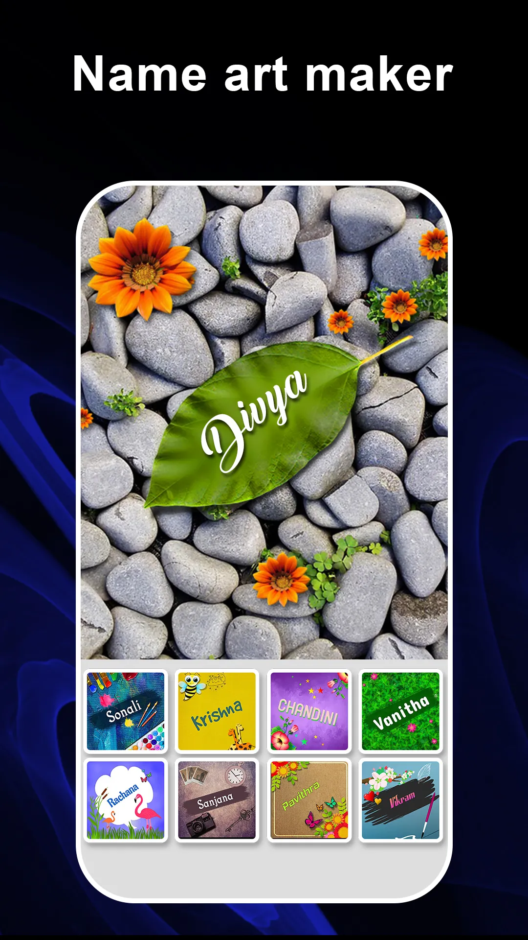 Name Art Photo Editing App Ai | Indus Appstore | Screenshot