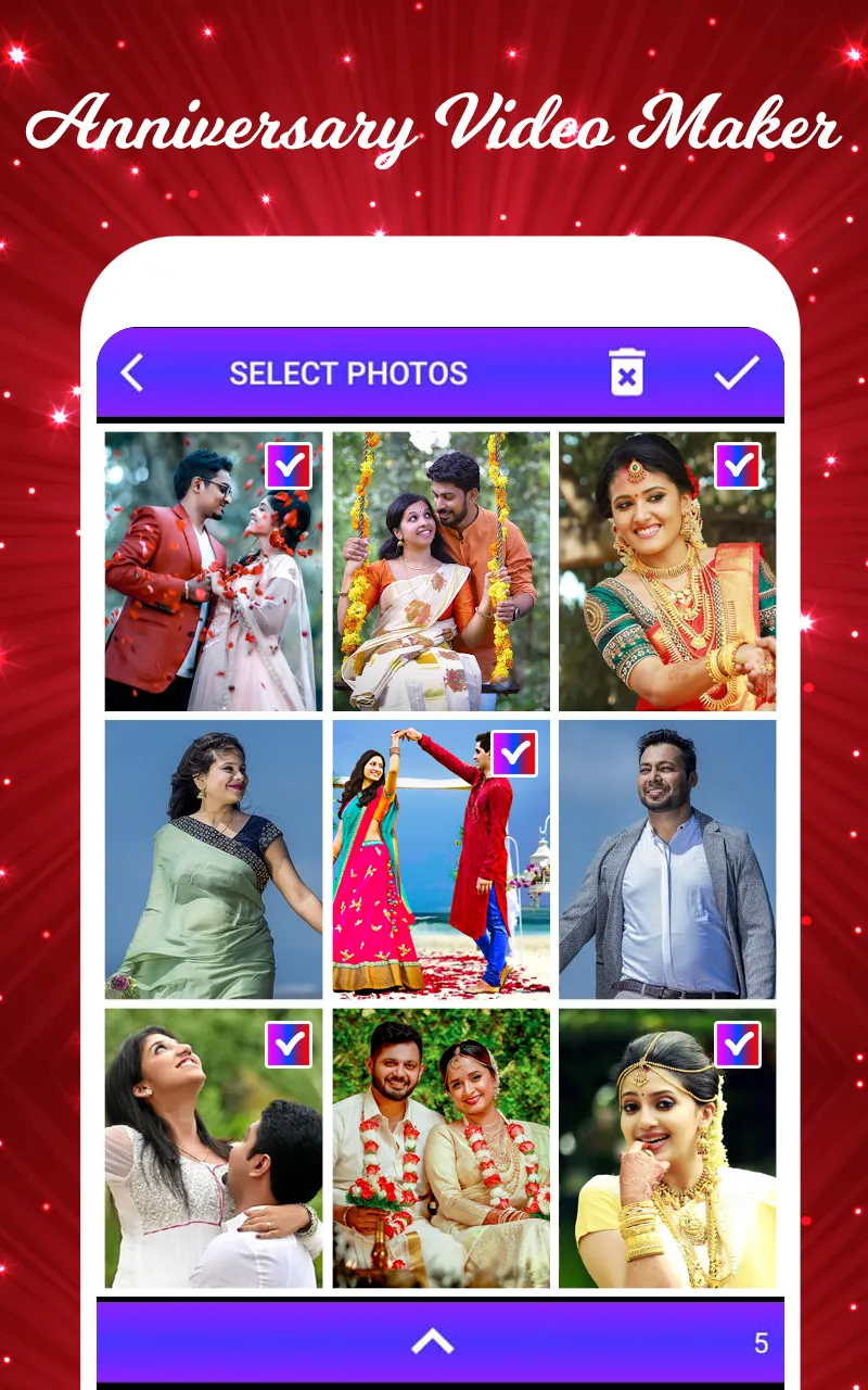 Anniversary video maker song | Indus Appstore | Screenshot