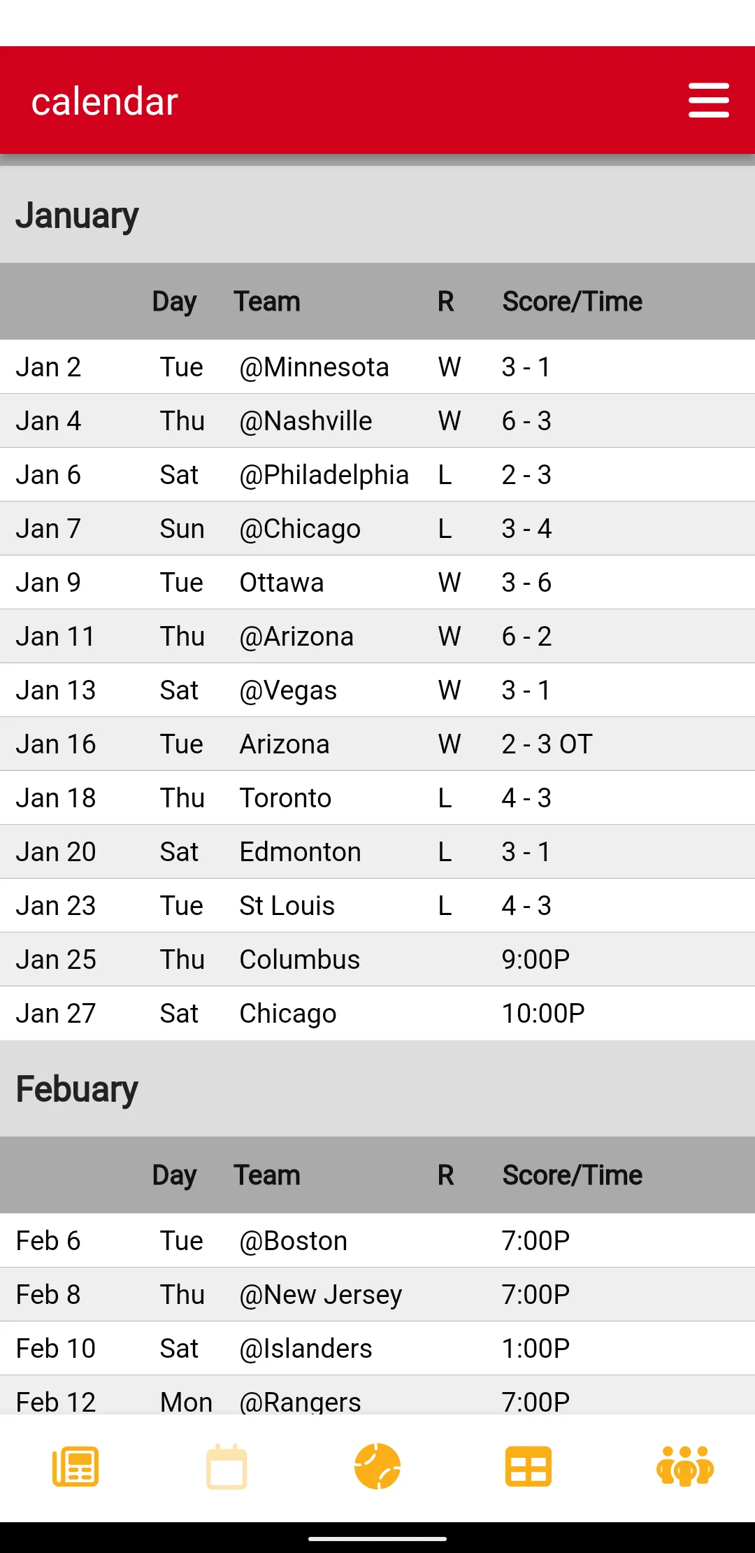 Calgary Hockey - Flames Ed. | Indus Appstore | Screenshot